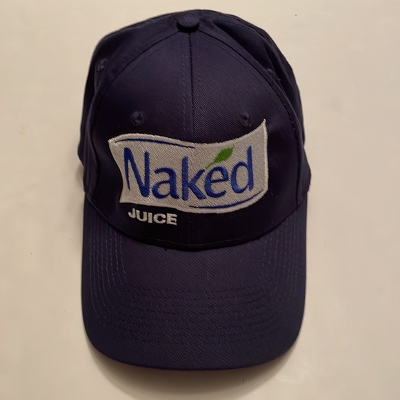 Port & Company Naked juice navy cap. Front embroidered logo, back strap - Picture 1 of 16